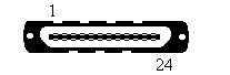 Amphenol 24 Pin Male