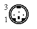 Mini-DIN 3 Pin Male