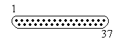 Sub-D 37 Pin Male